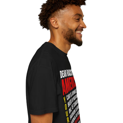 Dear Racists in America Anti-Racism Comfort Colors Tee