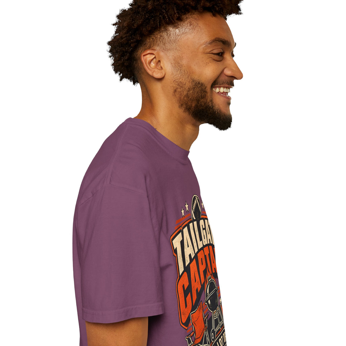 Tailgate Captain Football Game Day Comfort Colors T-Shirt