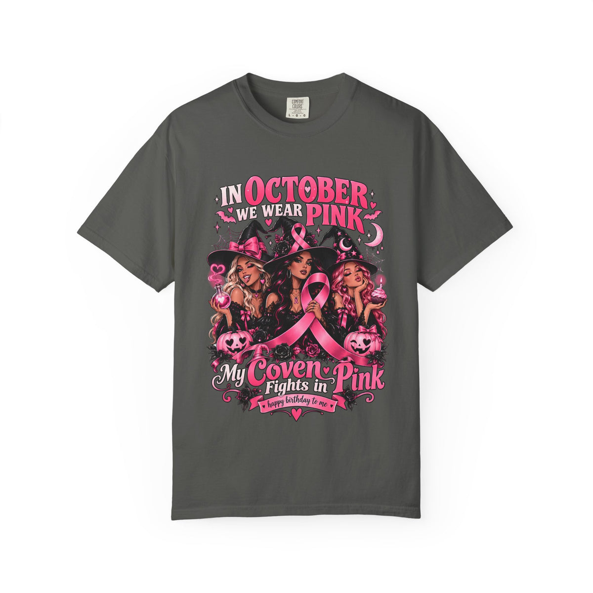 In October We Wear Pink My Coven Fights in Pink Tee