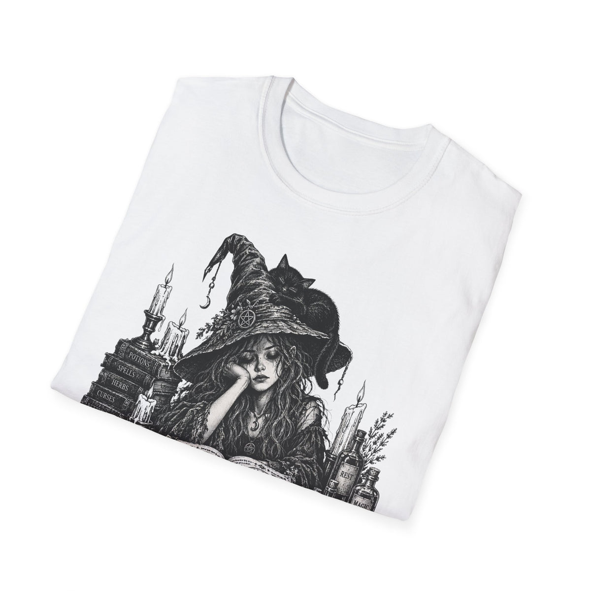 Wicked Wise & Tired Funny Exhausted Witch Mom T-Shirt