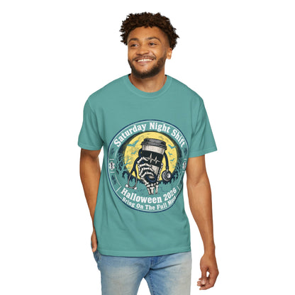 Saturday Night Shift Halloween 2026 Comfort Colors Tee