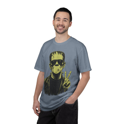 Frankenstein Bubblegum Peace Sign Comfort Colors T-Shirt