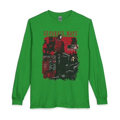 Separate Ways Survival Horror Gildan Heavy Cotton Long Sleeve Tee