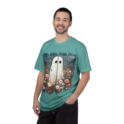 Floral Ghost Wildflower Halloween Comfort Colors T-Shirt