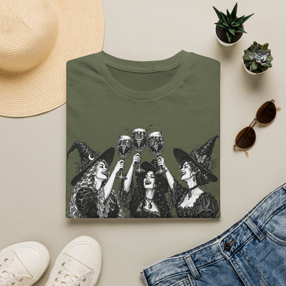 Coven Meeting Witch Wine T-Shirt