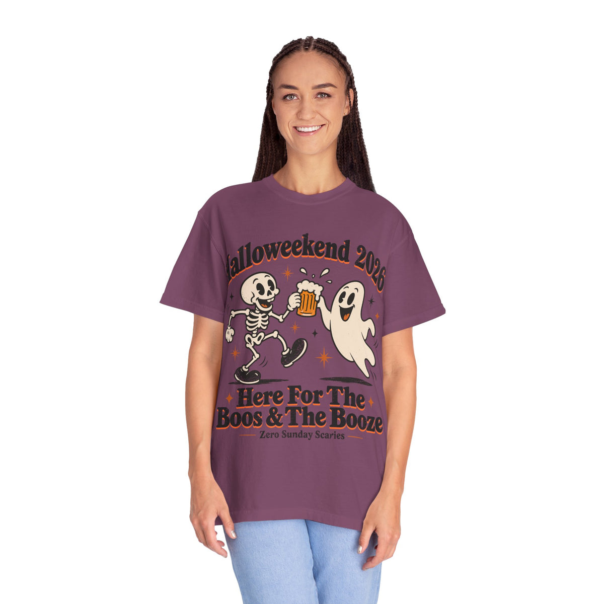 Halloweekend 2026 Boos & Booze Comfort Colors Tee