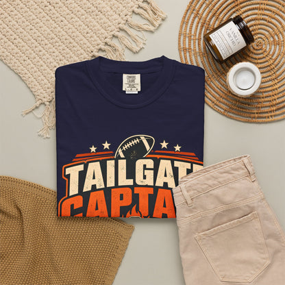 Tailgate Captain Football Game Day Comfort Colors T-Shirt