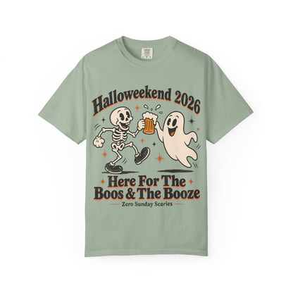 Halloweekend 2026 Boos & Booze Comfort Colors Tee