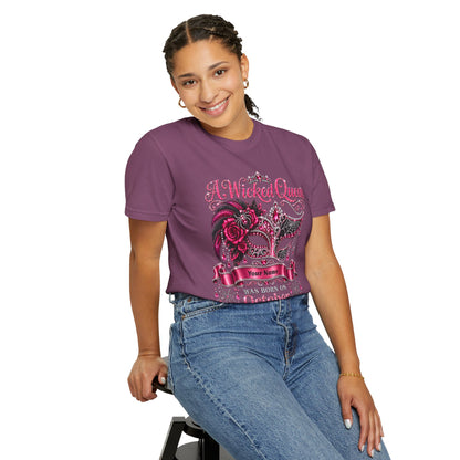 Personalized Wicked Queen October Birthday Comfort Colors Tee