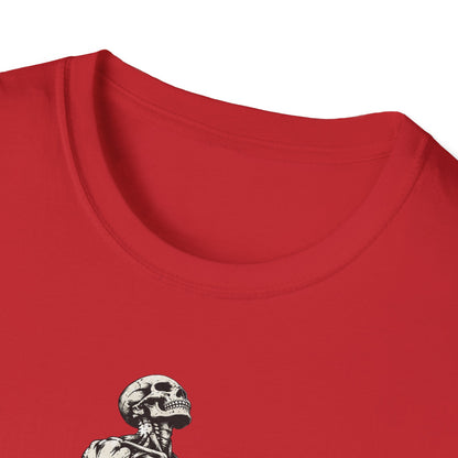 The Leaves Fall The Iron Remains Shirt – Skeleton Deadlift Gym Fall Tee