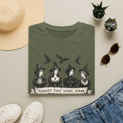 Support Your Local Coven Feminist Witch T-Shirt