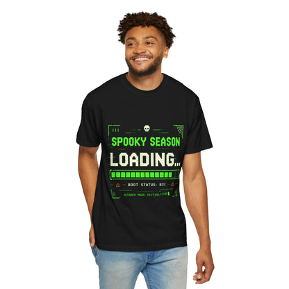 Spooky Season Loading Gamer Halloween Comfort Colors Tee