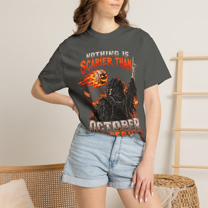 October Baseball Halloween Comfort Colors Graphic T-Shirt