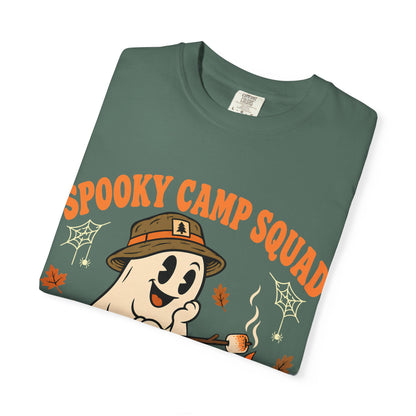 Spooky Camp Squad Campfires & Cobwebs Comfort Colors Tee