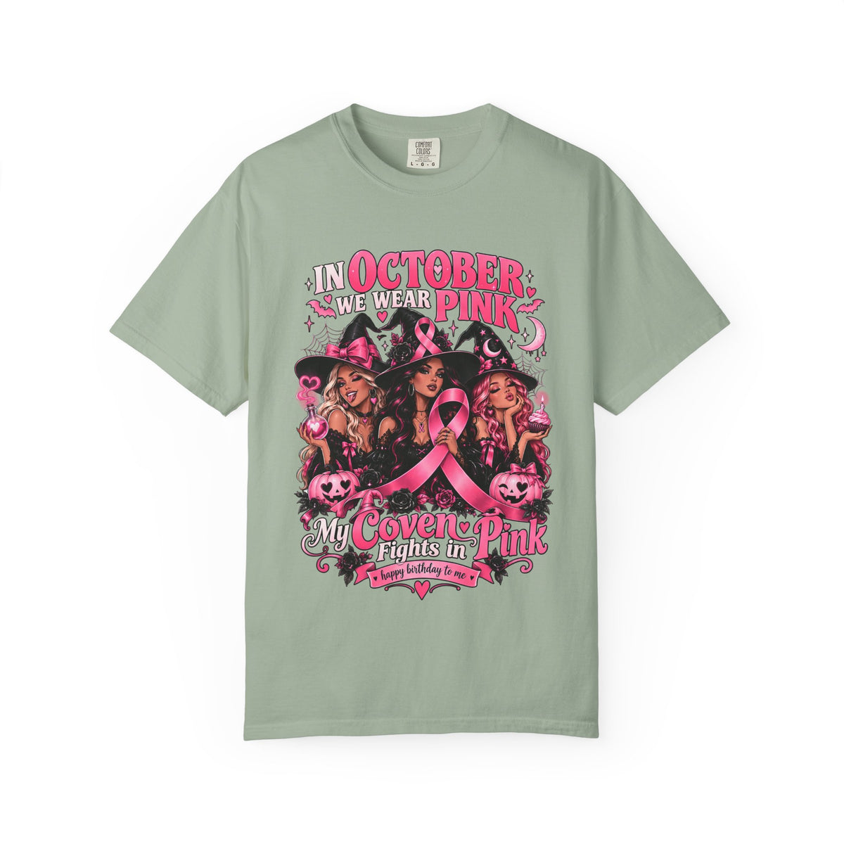 In October We Wear Pink My Coven Fights in Pink Tee