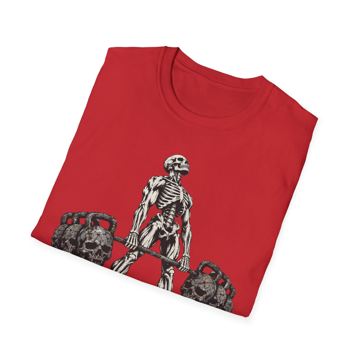 The Leaves Fall The Iron Remains Shirt – Skeleton Deadlift Gym Fall Tee