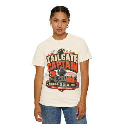 Tailgate Captain Football Game Day Comfort Colors T-Shirt