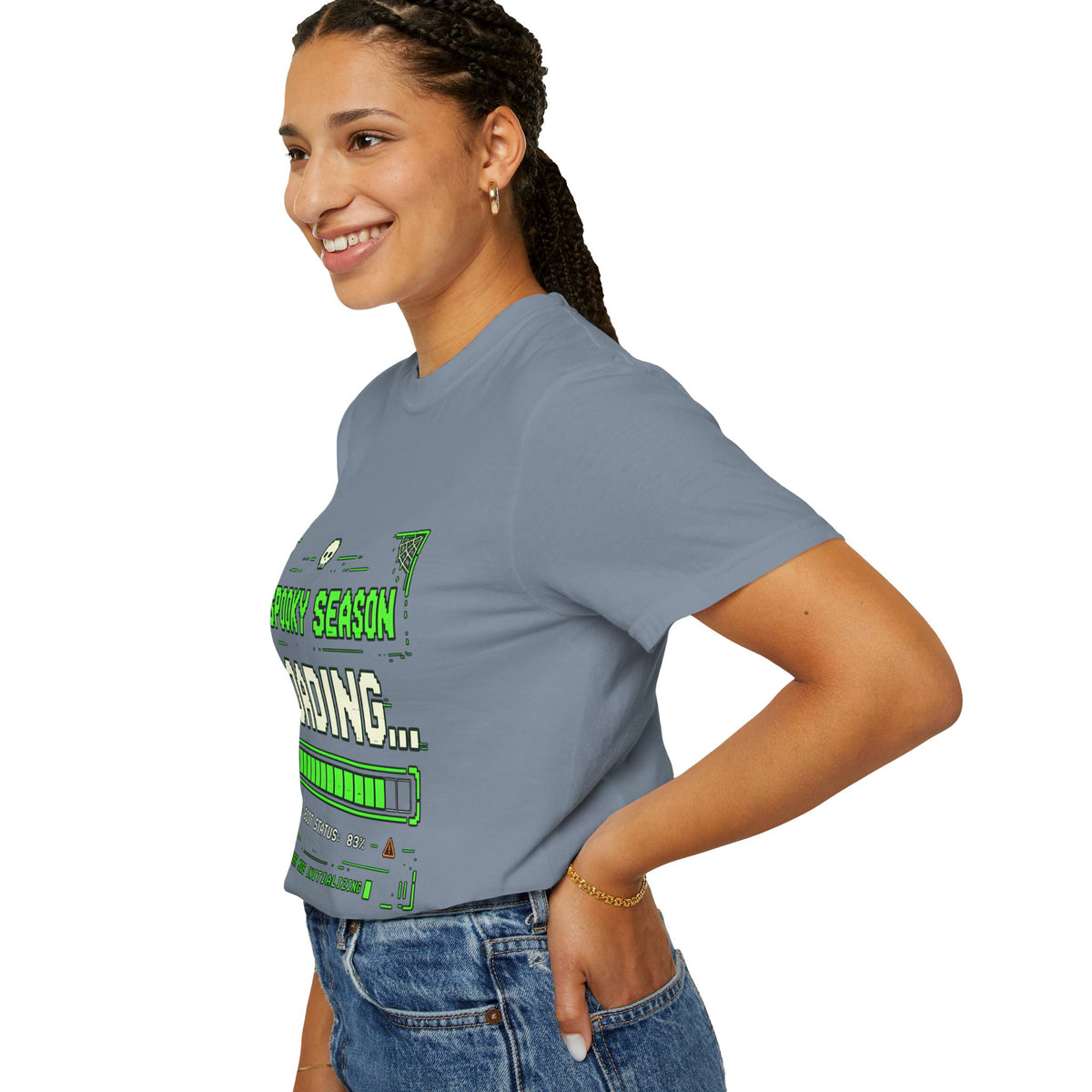 Spooky Season Loading Gamer Halloween Comfort Colors Tee