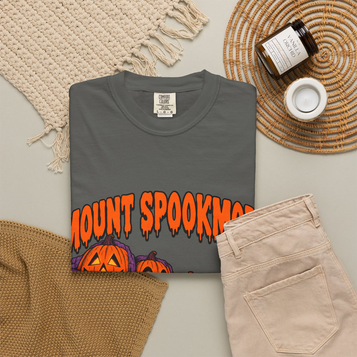 Mount Spookmore Halloween Comfort Colors T-Shirt