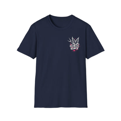 Raising Rebels Girl Dad Biker Graphic Tee