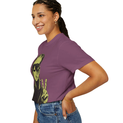 Frankenstein Bubblegum Peace Sign Comfort Colors T-Shirt
