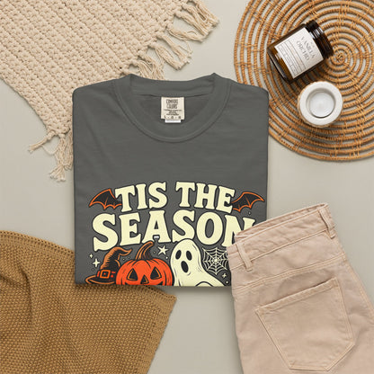 Tis the Season Spooky Halloween Comfort Colors Graphic Tee