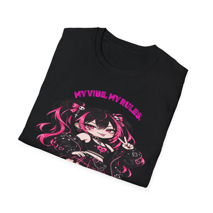 My Vibe, My Rules Anime Chibi Graphic Tee