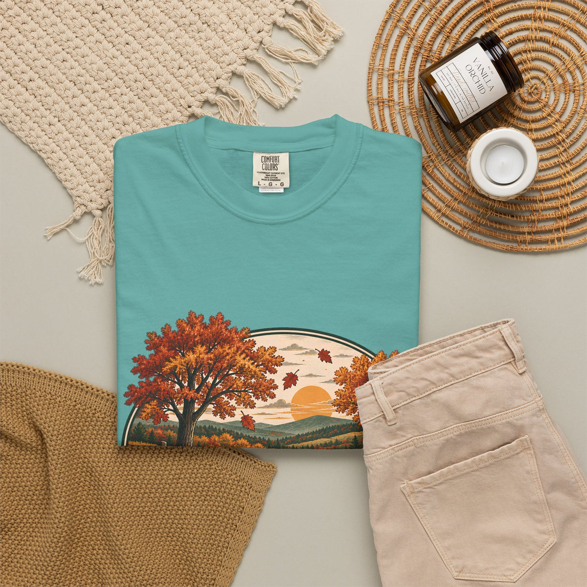 In My Fall Era Autumn Comfort Colors Graphic T-Shirt