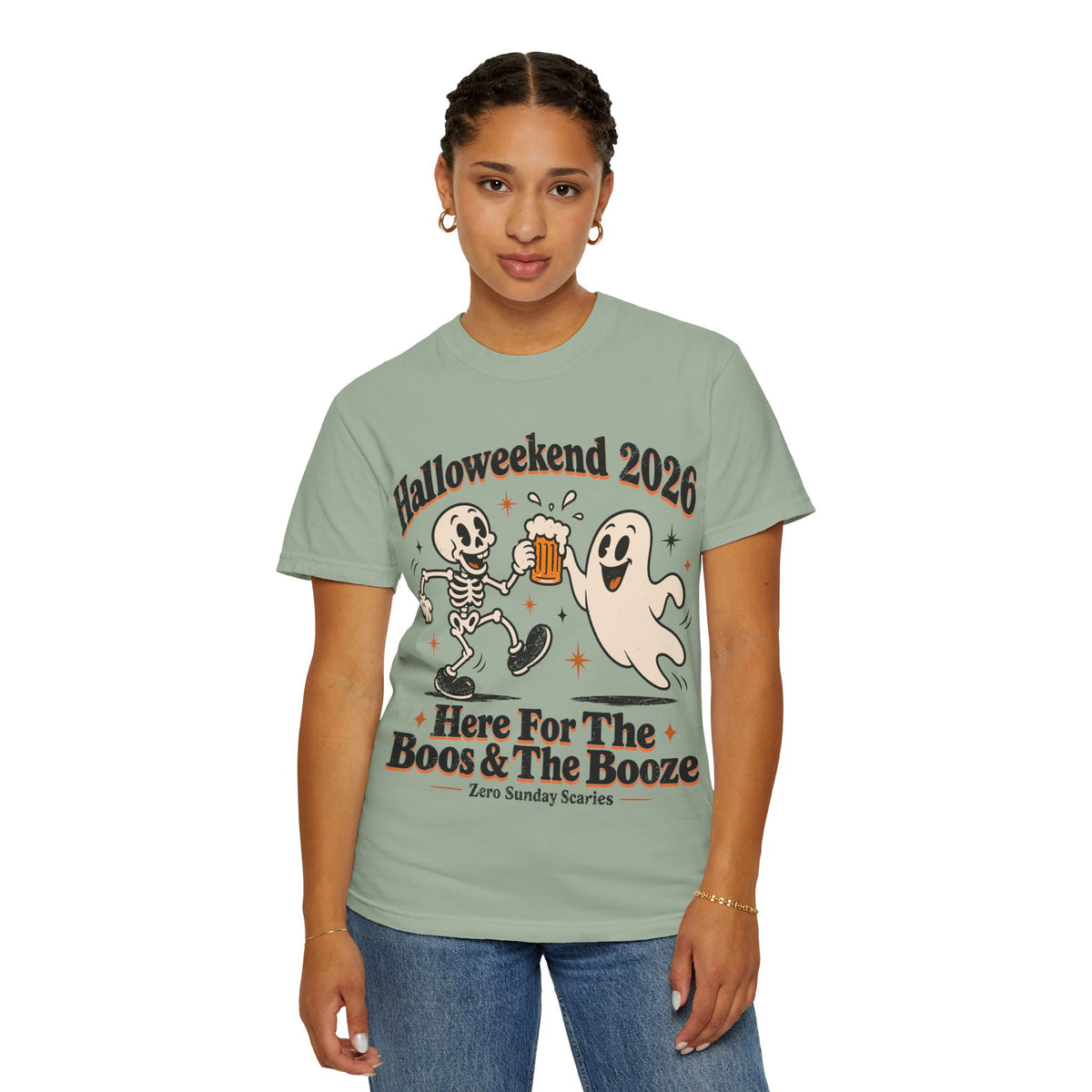 Halloweekend 2026 Boos & Booze Comfort Colors Tee