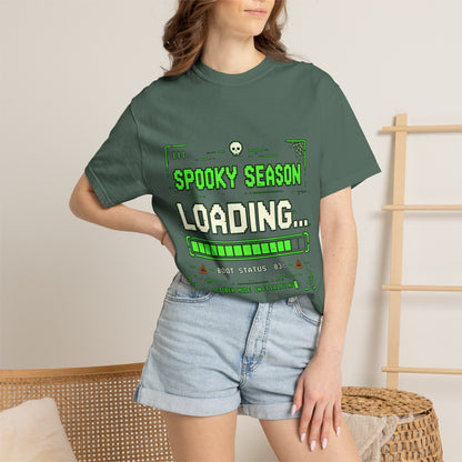 Spooky Season Loading Gamer Halloween Comfort Colors Tee