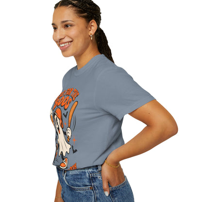 Here for the Boos Baseball Halloween Comfort Colors Tee