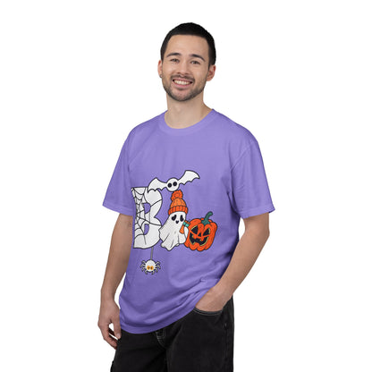 Cute Ghost Pumpkin Cozy Halloween Comfort Colors T-Shirt