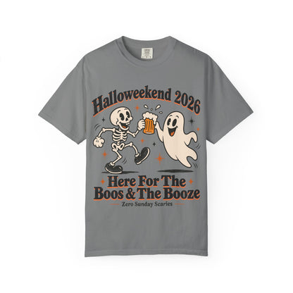 Halloweekend 2026 Boos & Booze Comfort Colors Tee