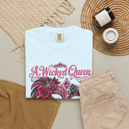 Personalized Wicked Queen October Birthday Comfort Colors Tee