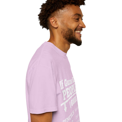 If Guns Kill People Funny Firearm Statement Comfort Colors Tee