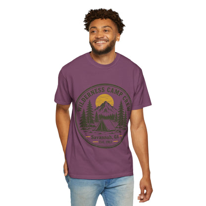 Wilderness Camp Crew Savannah GA Comfort Colors Tee