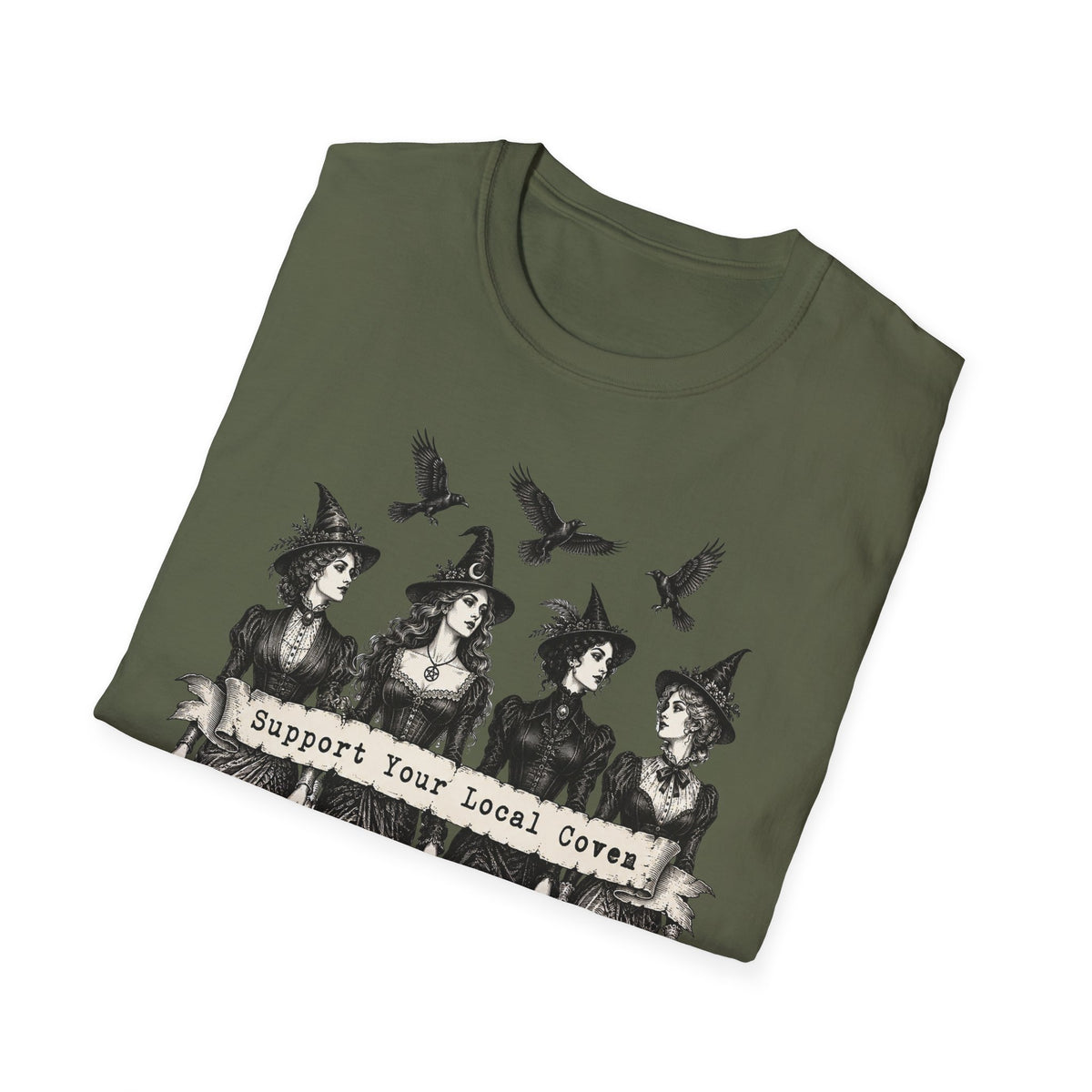 Support Your Local Coven Feminist Witch T-Shirt