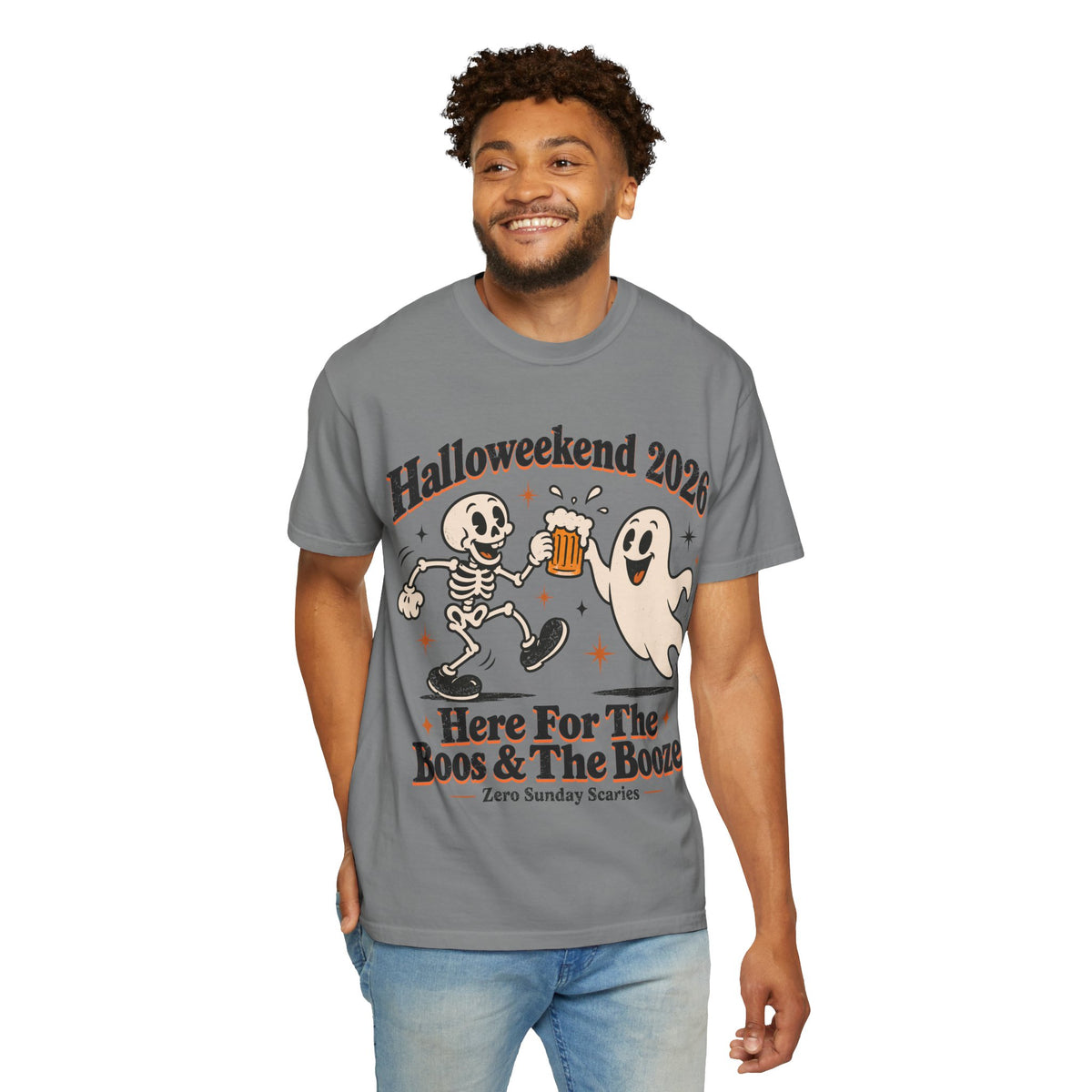 Halloweekend 2026 Boos & Booze Comfort Colors Tee