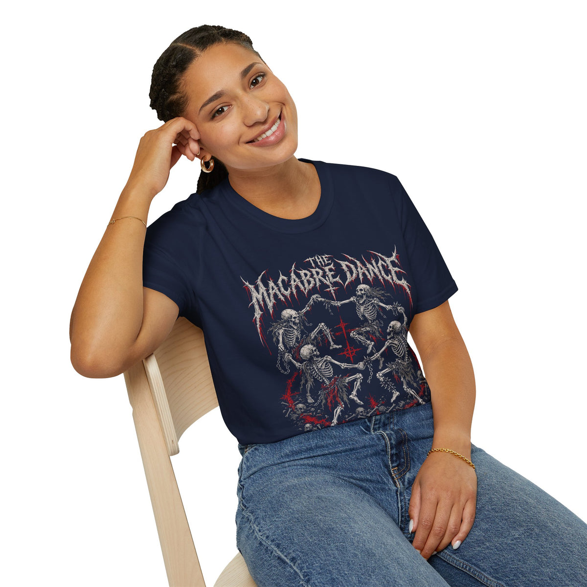 Brutal Metal Mosh Pit Skeletons T-Shirt