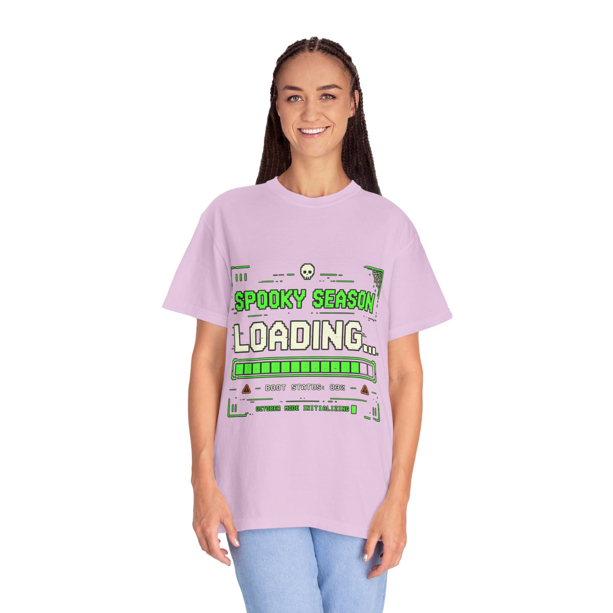 Spooky Season Loading Gamer Halloween Comfort Colors Tee
