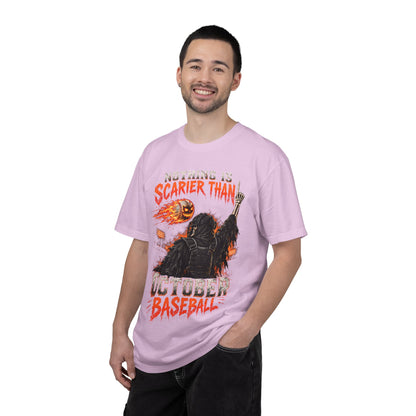 October Baseball Halloween Comfort Colors Graphic T-Shirt