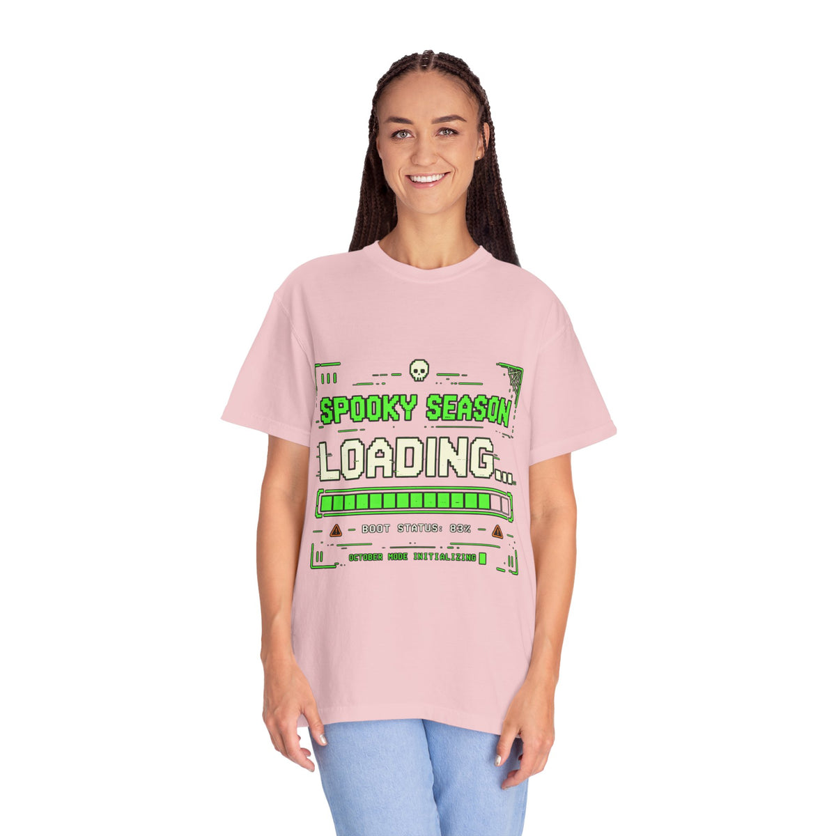 Spooky Season Loading Gamer Halloween Comfort Colors Tee