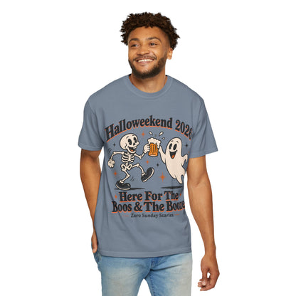 Halloweekend 2026 Boos & Booze Comfort Colors Tee