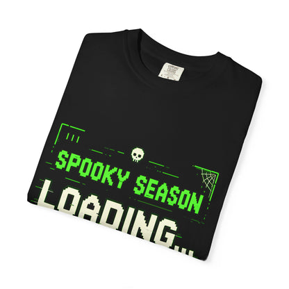 Spooky Season Loading Gamer Halloween Comfort Colors Tee