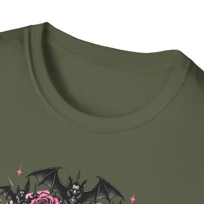 Pink Spooky Queen Pastel Gothic Glamour Witch T-Shirt