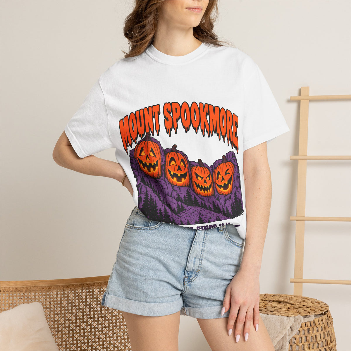 Mount Spookmore Halloween Comfort Colors T-Shirt