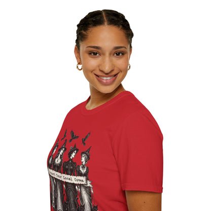 Support Your Local Coven Feminist Witch T-Shirt
