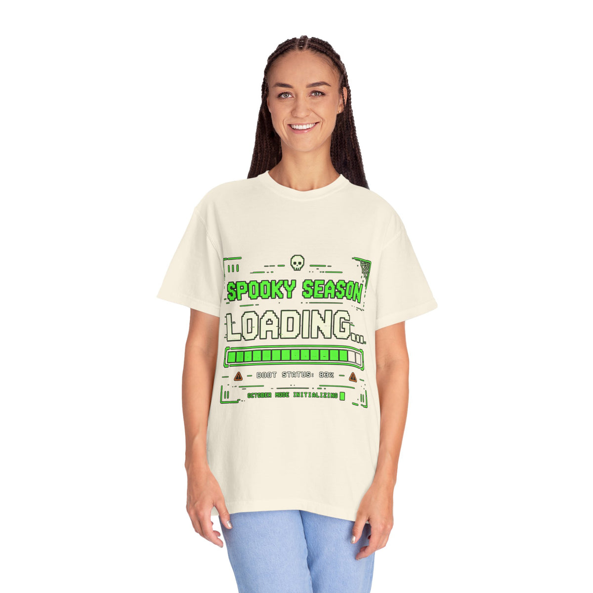 Spooky Season Loading Gamer Halloween Comfort Colors Tee