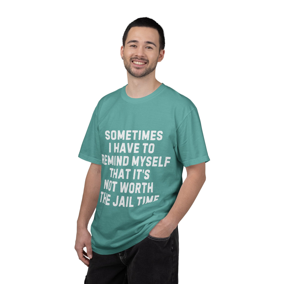 Not Worth the Jail Time Funny Comfort Colors T-Shirt