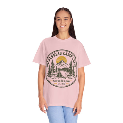 Wilderness Camp Crew Savannah GA Comfort Colors Tee